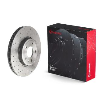 Jeu de 2 disques de frein avant BREMBO 09.A820.1X