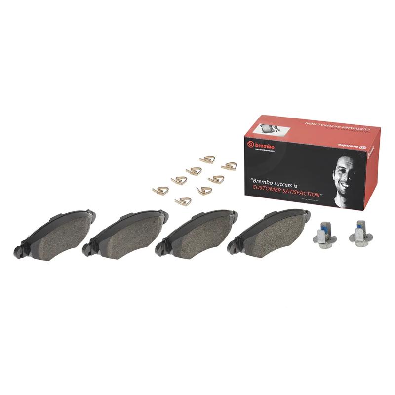 Jeu de 4 plaquettes de frein avant BREMBO P 61 063 - Visuel 1