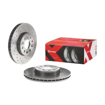 Jeu de 2 disques de frein avant BREMBO 09.9145.1X