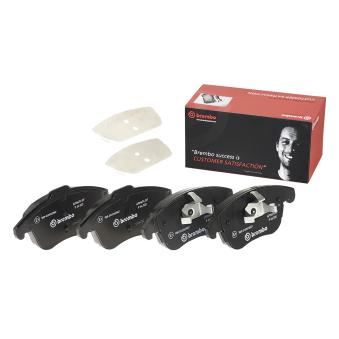Jeu de 4 plaquettes de frein avant BREMBO OEM 10767908