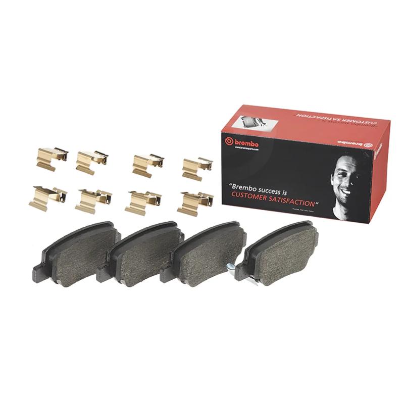 Jeu de 4 plaquettes de frein arrière BREMBO P 83 114 - Visuel 1