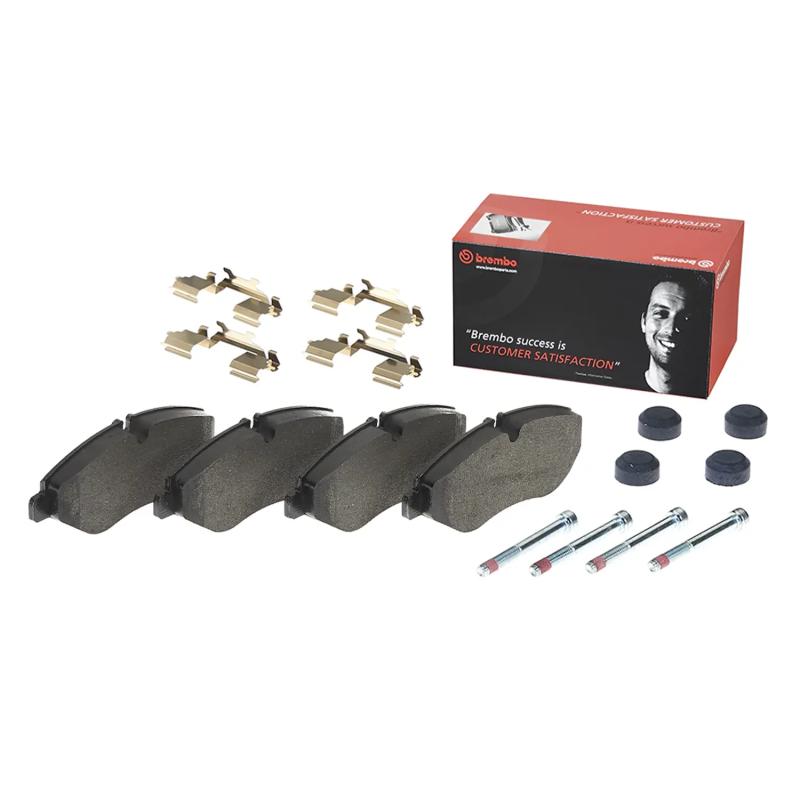 Jeu de 4 plaquettes de frein avant BREMBO P A6 026 - Visuel 1