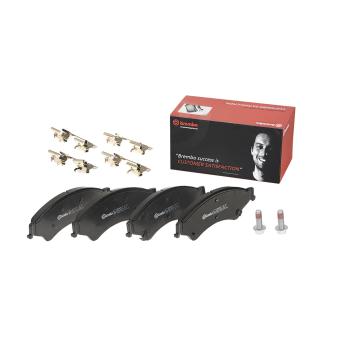 Jeu de 4 plaquettes de frein avant BREMBO OEM 1723538
