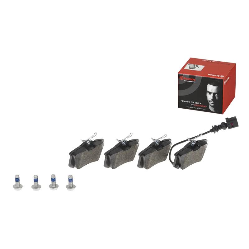 Jeu de 4 plaquettes de frein arrière BREMBO P 85 066 - Visuel 1