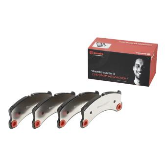 Jeu de 4 plaquettes de frein avant BREMBO OEM 95835193930