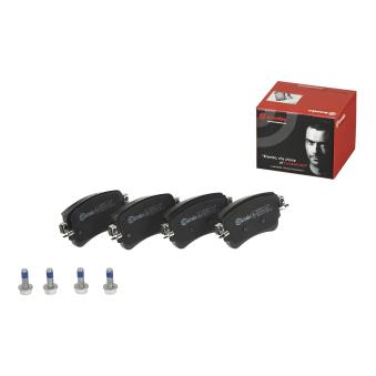 Jeu de 4 plaquettes de frein arrière BREMBO [P 61 133]