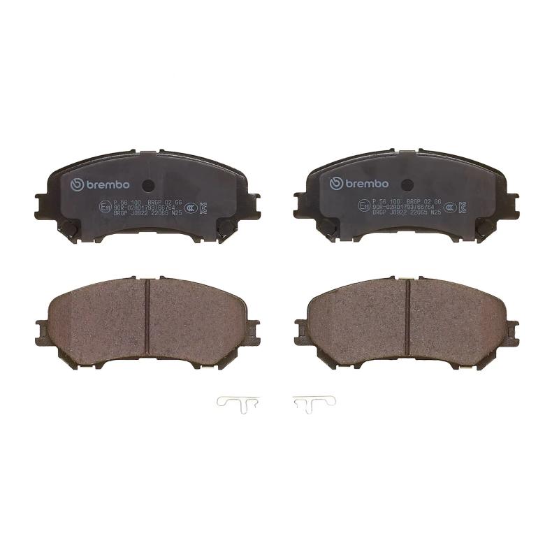 Jeu de 4 plaquettes de frein avant BREMBO P 56 100 - Visuel 2