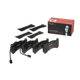 Jeu de 4 plaquettes de frein avant BREMBO [P 23 186]
