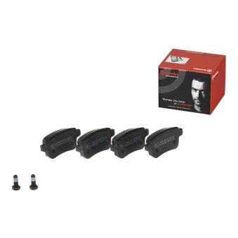 Jeu de 4 plaquettes de frein arrière BREMBO OEM 4406000Q3B