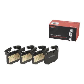 Jeu de 4 plaquettes de frein avant BREMBO [P 06 099]