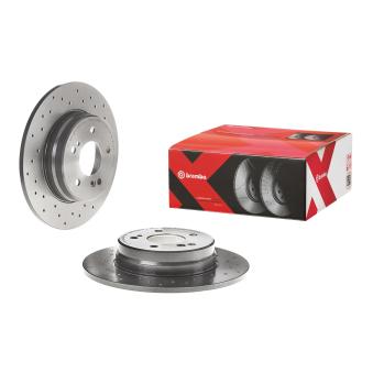 Jeu de 2 disques de frein arrière BREMBO OEM A2104231012