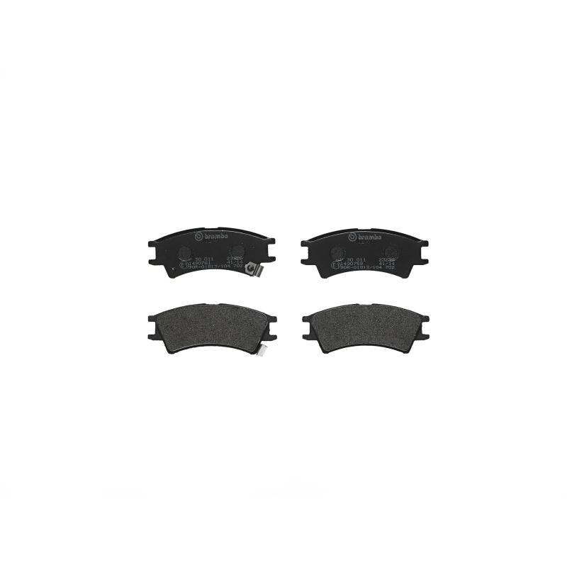 Jeu de 4 plaquettes de frein avant BREMBO P 30 011 - Visuel 2