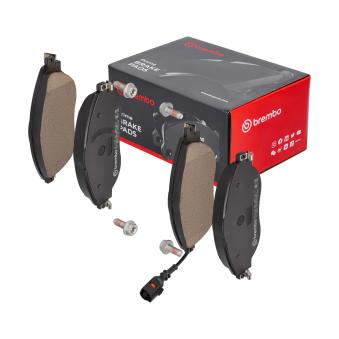 Jeu de 4 plaquettes de frein avant BREMBO [P 85 131]