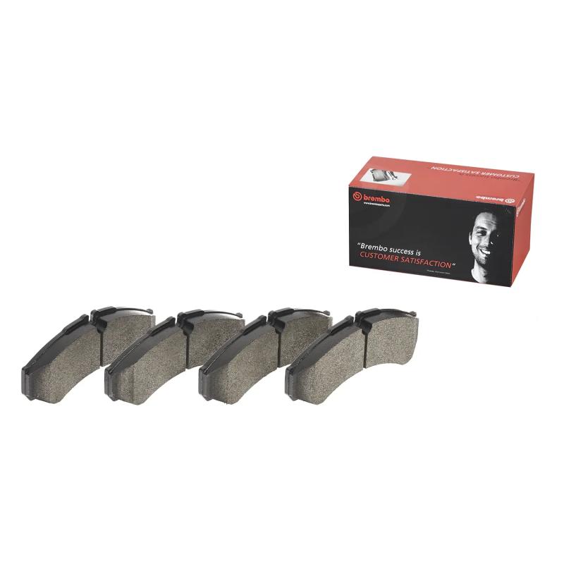 Jeu de 4 plaquettes de frein arrière BREMBO P A6 017 - Visuel 1