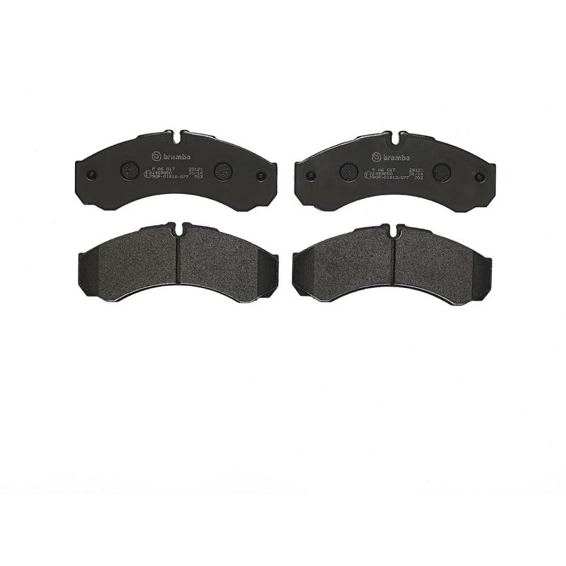 Jeu de 4 plaquettes de frein arrière BREMBO P A6 017 - Visuel 2