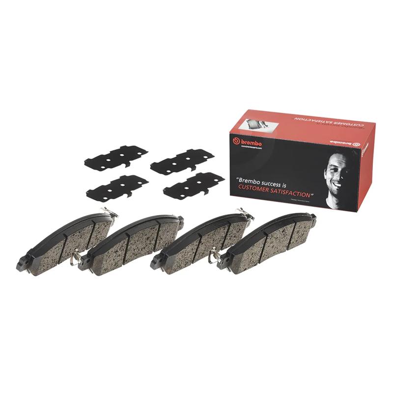 Jeu de 4 plaquettes de frein avant BREMBO P 56 118 - Visuel 1