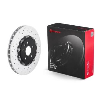 Jeu de 2 disques de frein avant BREMBO 09.A804.33 pour SAAB 95 2.0 T - 220cv