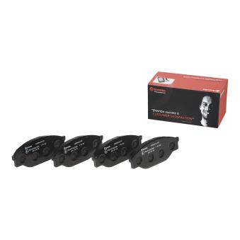 Jeu de 4 plaquettes de frein avant BREMBO OEM 0446526151