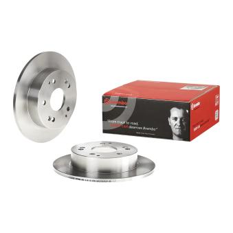 Jeu de 2 disques de frein arrière BREMBO 08.5803.30 pour HONDA CIVIC 1.6 i - 110cv