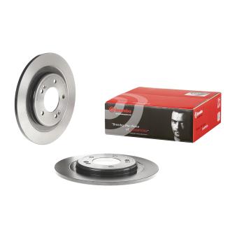 Jeu de 2 disques de frein arrière BREMBO 08.C250.11 pour KIA PRO CEED 1,6 CRDI - 136cv