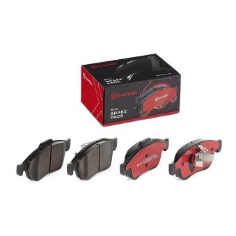 Jeu de 4 plaquettes de frein avant BREMBO OEM 410607115r