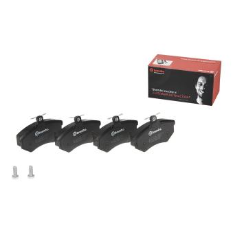 Jeu de 4 plaquettes de frein avant BREMBO OEM 443698151a