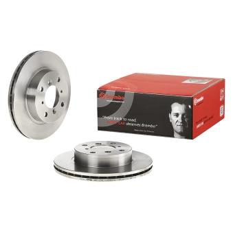 Jeu de 2 disques de frein avant BREMBO 09.7279.10 pour SUZUKI BALENO 1.3 - 71cv