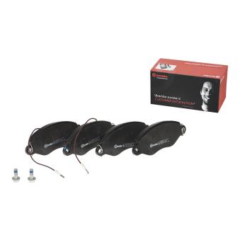 Jeu de 4 plaquettes de frein avant BREMBO [P 56 042]
