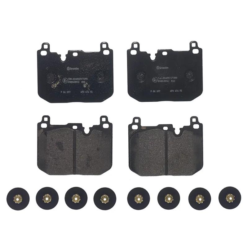Jeu de 4 plaquettes de frein avant BREMBO P 06 097 - Visuel 2