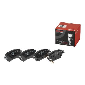 Jeu de 4 plaquettes de frein arrière BREMBO [P 56 098]