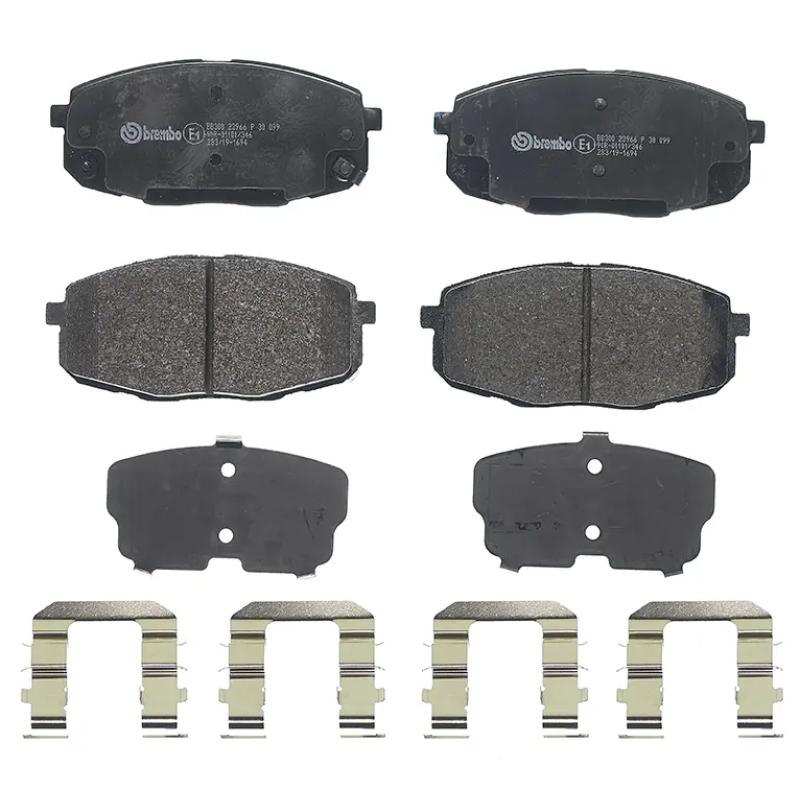 Jeu de 4 plaquettes de frein avant BREMBO P 30 099 - Visuel 2