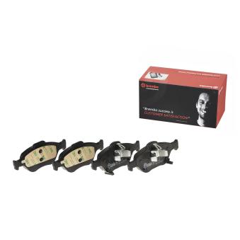 Jeu de 4 plaquettes de frein avant BREMBO OEM 044650d120