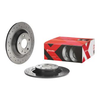 Jeu de 2 disques de frein arrière BREMBO OEM K01126251B