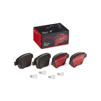 Jeu de 4 plaquettes de frein arrière BREMBO OEM 5K0698451