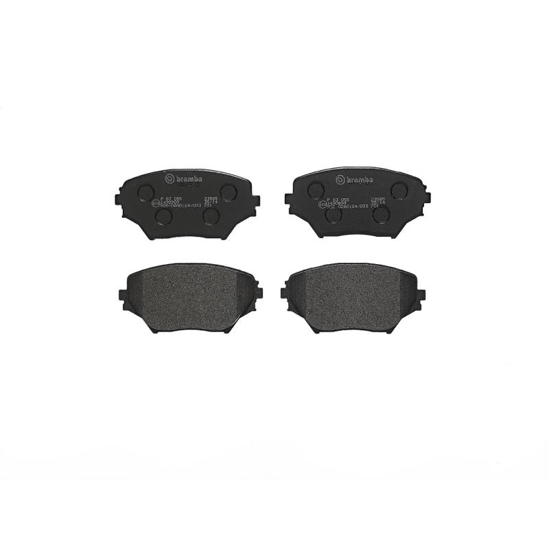 Jeu de 4 plaquettes de frein avant BREMBO P 83 055 - Visuel 2