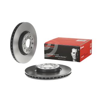 Jeu de 2 disques de frein avant BREMBO 09.9772.11 pour CITROEN C8 1.6 - 110cv