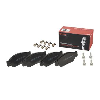 Jeu de 4 plaquettes de frein avant BREMBO [P 36 012]