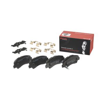 Jeu de 4 plaquettes de frein avant BREMBO OEM 58101K6A50