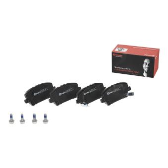 Jeu de 4 plaquettes de frein avant BREMBO OEM 45022smge50