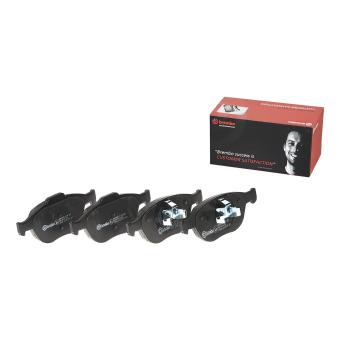 Jeu de 4 plaquettes de frein avant BREMBO P 24 058 pour MAZDA 3 1.8 TDCi - 110cv