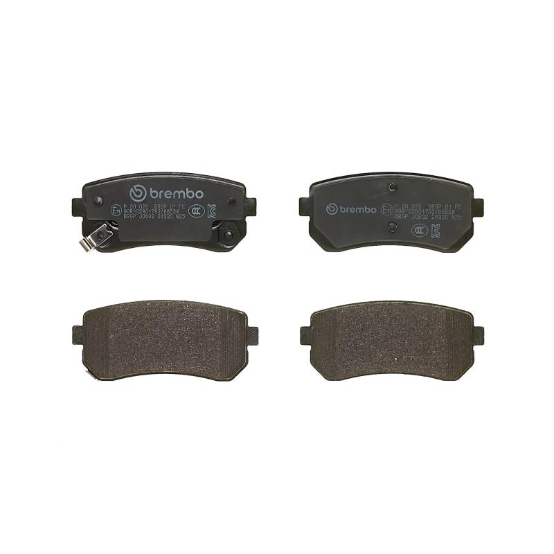 Jeu de 4 plaquettes de frein arrière BREMBO P 30 025 - Visuel 2