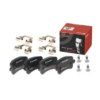 Jeu de 4 plaquettes de frein arrière BREMBO [P 85 108]