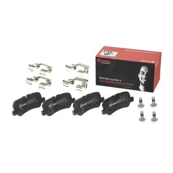 Jeu de 4 plaquettes de frein arrière BREMBO [P 44 019]