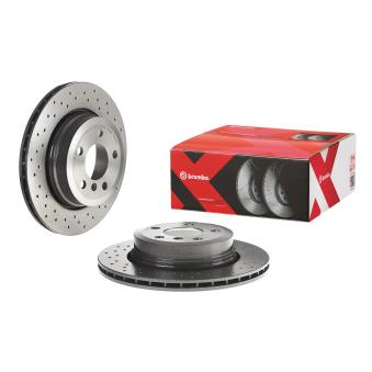 Jeu de 2 disques de frein arrière BREMBO 09.9573.1X