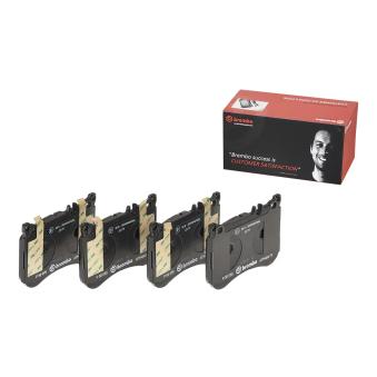 Jeu de 4 plaquettes de frein avant BREMBO OEM 0074203320