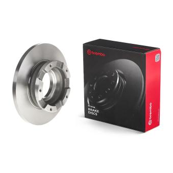 Jeu de 2 disques de frein arrière BREMBO 08.C242.20 pour ALFA ROMEO 164 2,0 EcoBlue - 150cv