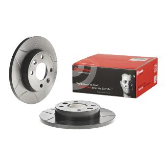 Jeu de 2 disques de frein avant BREMBO 08.2958.75 pour RENAULT THALIA 1.5 dCi - 84cv