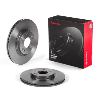 Jeu de 2 disques de frein avant BREMBO 09.D428.11 pour AUDI 80 1.5 - 110cv