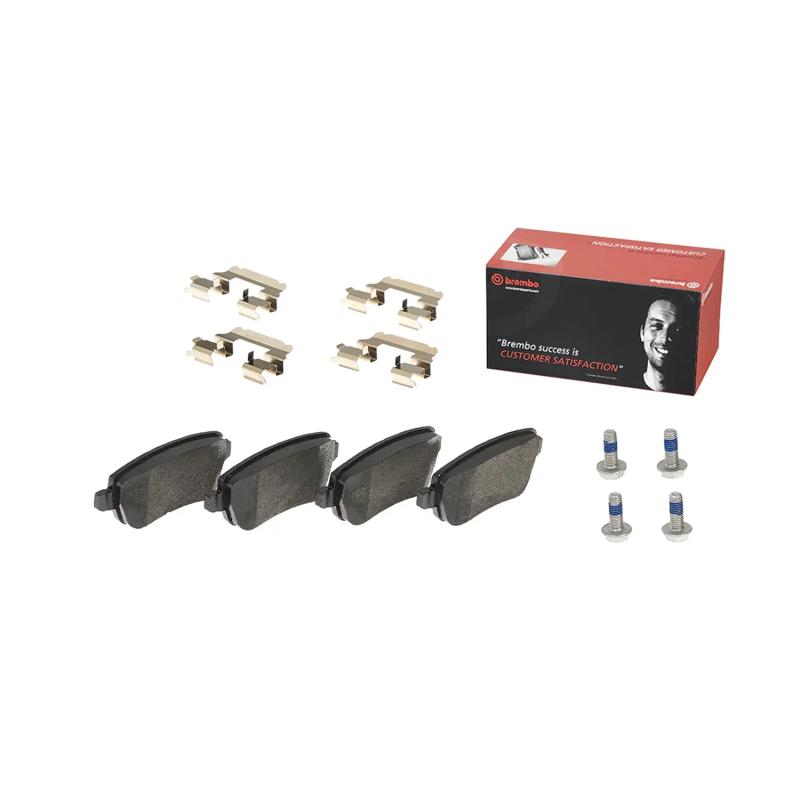 Jeu de 4 plaquettes de frein arrière BREMBO P 23 102 - Visuel 1