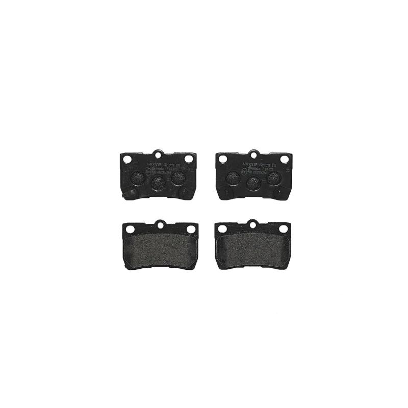 Jeu de 4 plaquettes de frein arrière BREMBO P 83 073 - Visuel 2